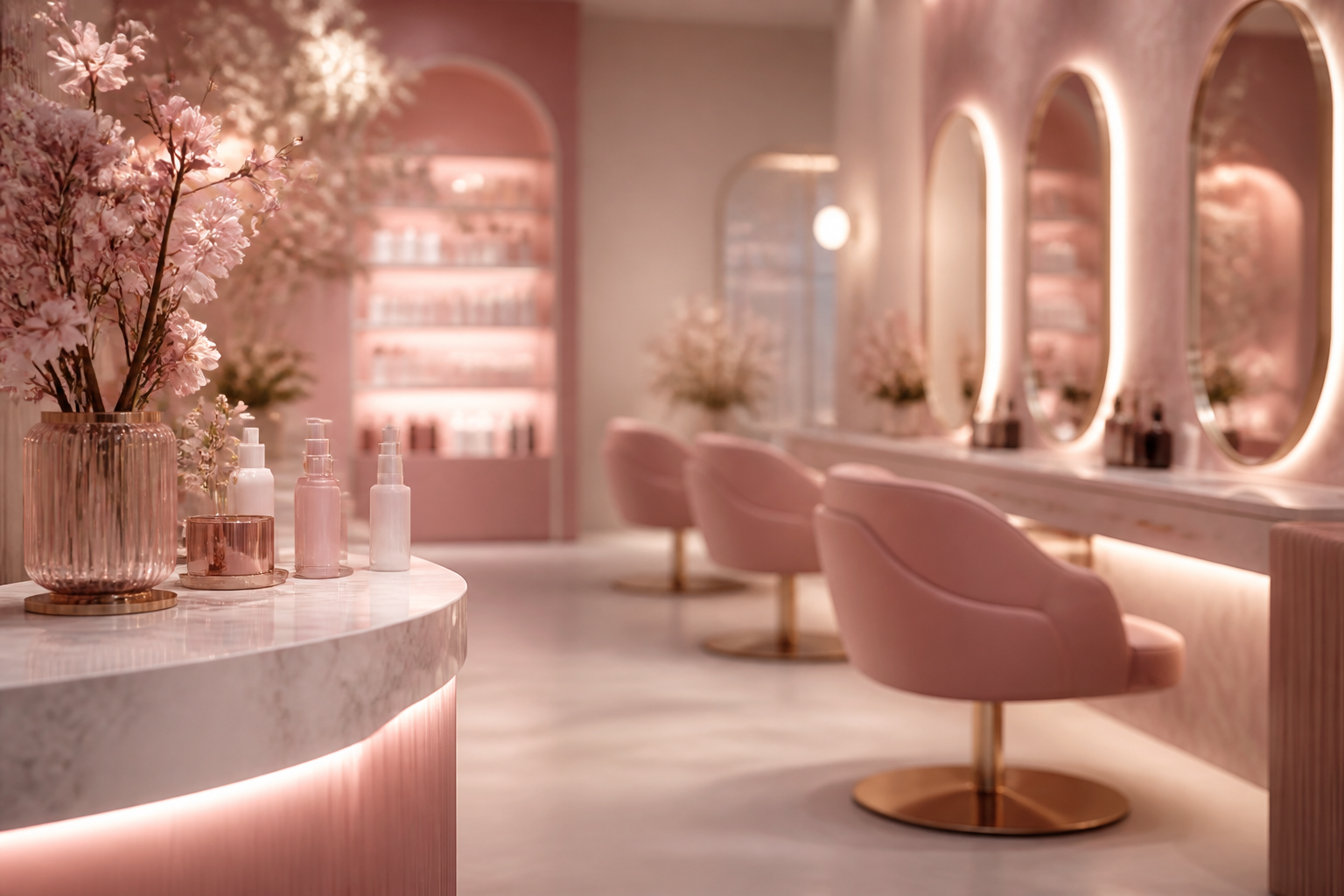 LuxeGlow Salon demo
